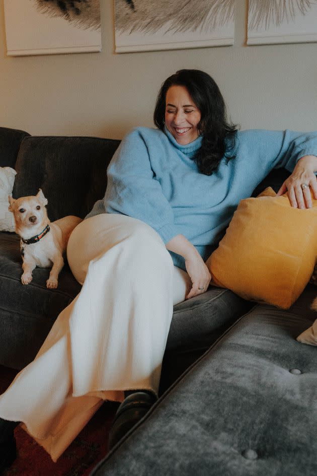 The author with Ripley, her faithful companion.