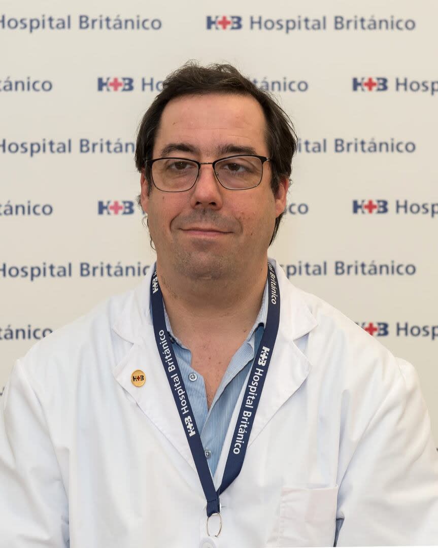 Pablo Young, director del Departamento de Docencia e Investigación del Hospital Británico de Buenos Aires