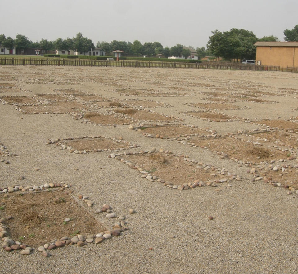 The royal cemetery in Yinxu, China, contains both royal burials and more than 2,500 sacrificial pits. <cite>Christina Cheung</cite>