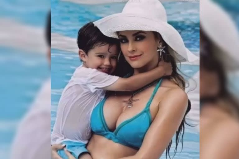 El hijo de Luis Miguel cumplió 15 años (Foto Instagram @aracelyarambula)