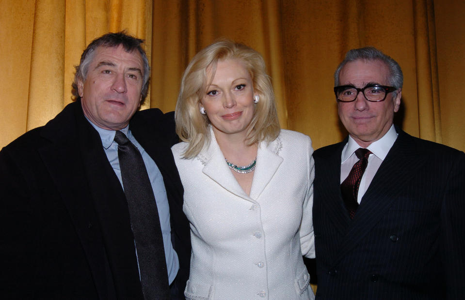 Robert De Niro, Cathy Moriarty and Martin Scorsese (Photo by Theo Wargo/WireImage for MGM )