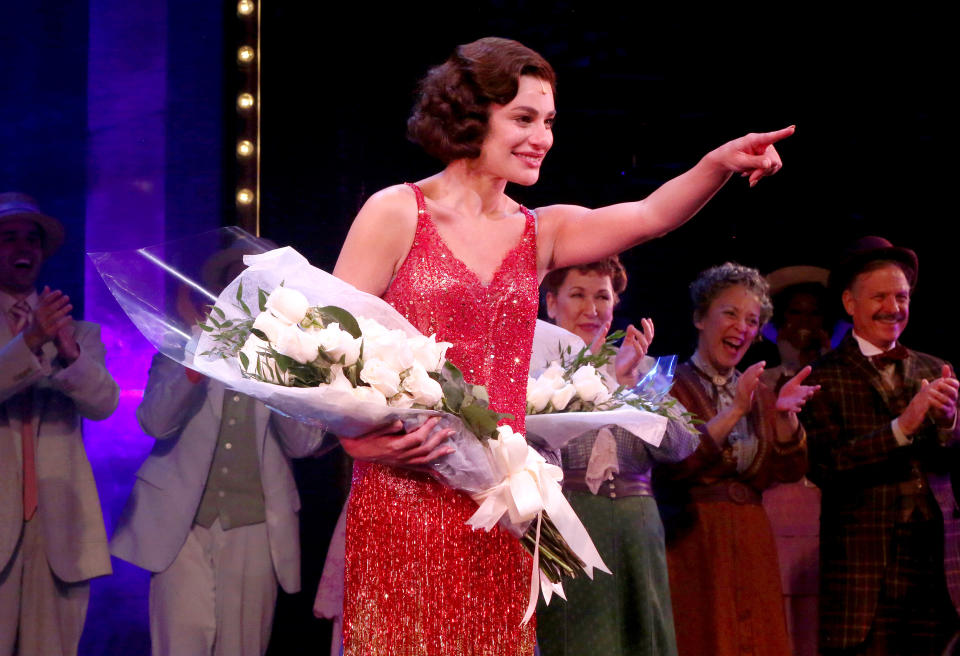 Lea Michele wowed the crowd as Fanny Brice in 