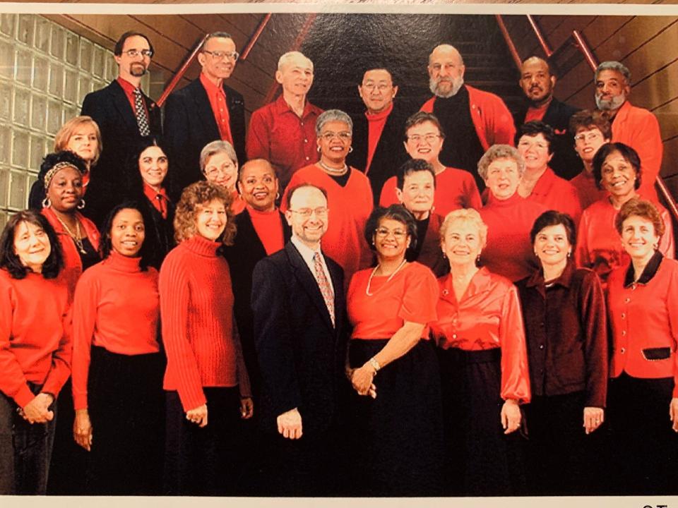 Teaenck Community Chorus during its first season in 1999.