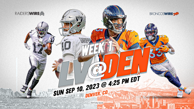 How to watch and stream the Broncos' game vs. Raiders in Week 1