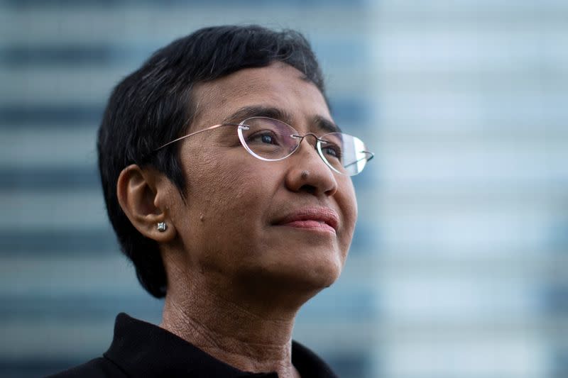 Filipino journalist Maria Ressa, one of 2021 Nobel Peace Prize winners