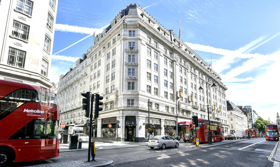 The Strand Palace Hotel in London pictured from the outside