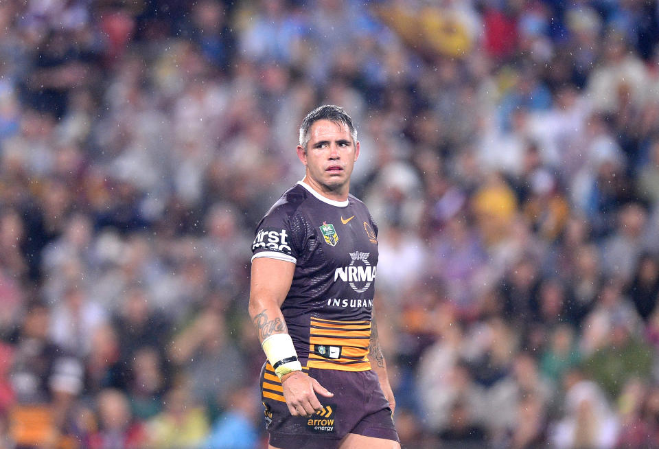 BRISBANE, AUSTRALIA - SEPTEMBER 09:  Corey Parker of the Broncos during the NRL Elimination Final match between the Brisbane Broncos and the Gold Coast Titans at Suncorp Stadium on September 9, 2016 in Brisbane, Australia.  (Photo by Bradley Kanaris/Getty Images)