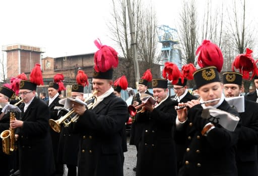 Coal workers in the Polish city of Katowice -- host of crunch UN climate talks -- celebrated the Day of St Barbara, patron saint of coal miners, on Tuesday