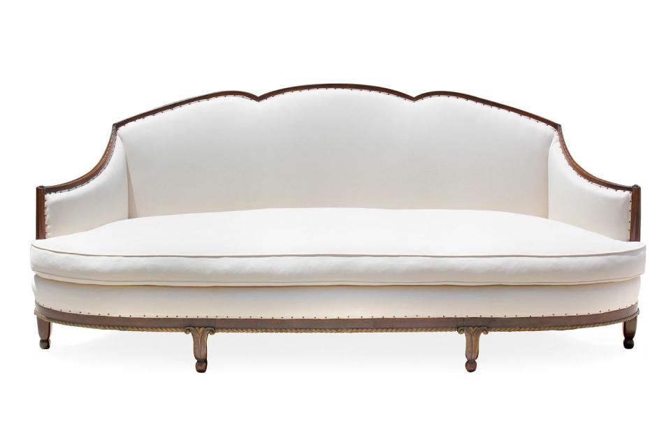 white settee