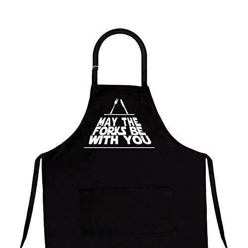 19) May The Forks Be With You Apron