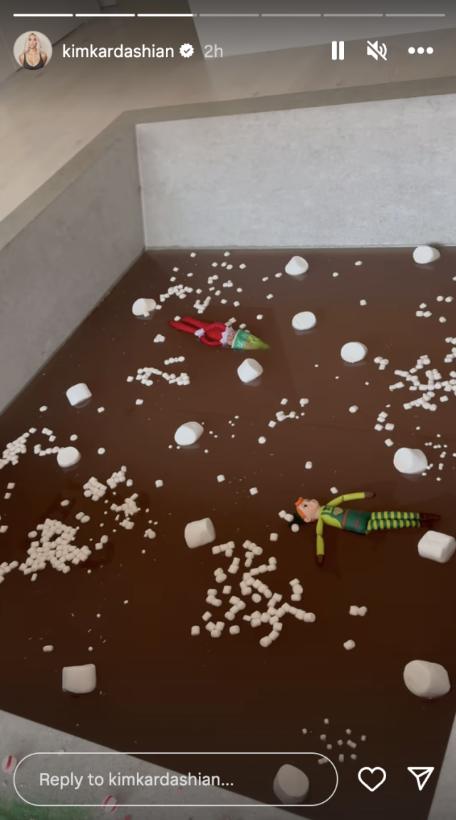 Kim Kardashian's mansion overrun with elves as she takes Elf on the Shelf  to extremes - Mirror Online