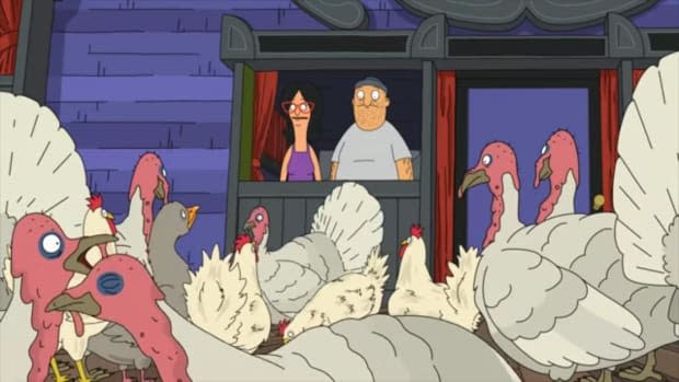 "Bob's Burgers" Thanksgiving episode "Dawn of the Peck"<p>FOX</p>