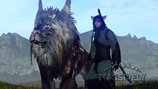 ArcheAge Ferre and steppe lion mount