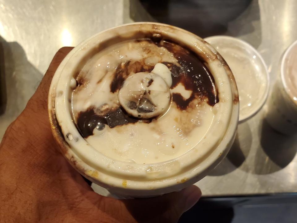 Cornflake Chocolate Drizzle Shake from Shake Shack.