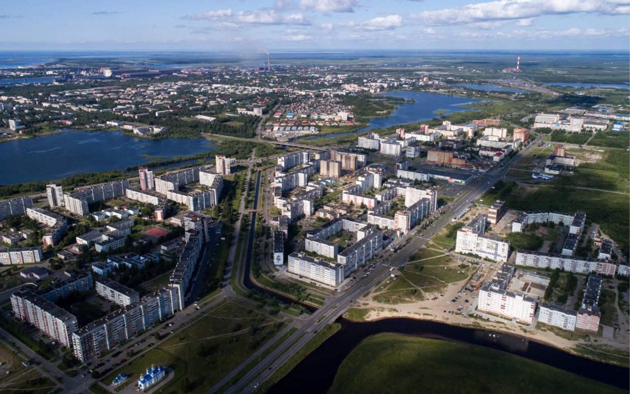 Radiation briefly spiked in the northern port city of Severodvinsk after an explosion at a missile testing facility in a nearby town - TASS