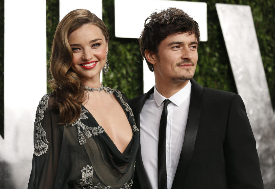 Miranda Kerr and Orlando Bloom, depicted together in 2013, before their divorce. (Photo: REUTERS/Danny Moloshok) 