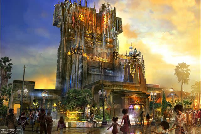 <p>Illustration by Disneyland Resort via Getty</p> Guardians of the Galaxy - Mission: BREAKOUT!