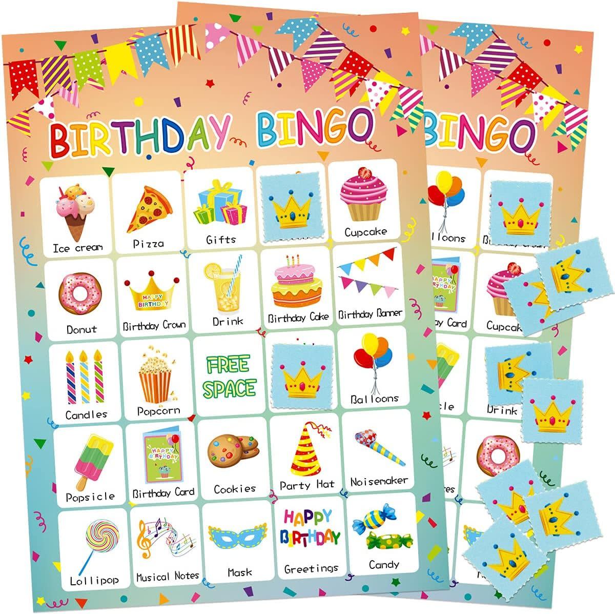 birthday bingo cards