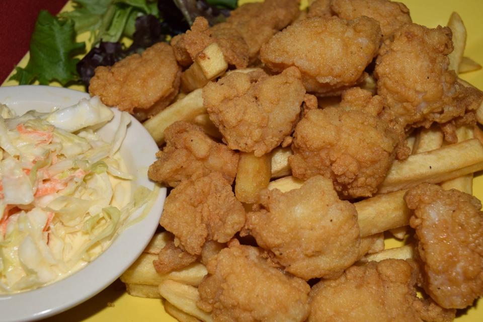 Get the fried scallops at Mikey B’s.