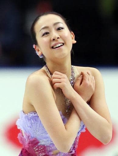 Japanese figure skater Mao Asada performs at the national championships in Saitama, suburban Tokyo on December 22, 2013