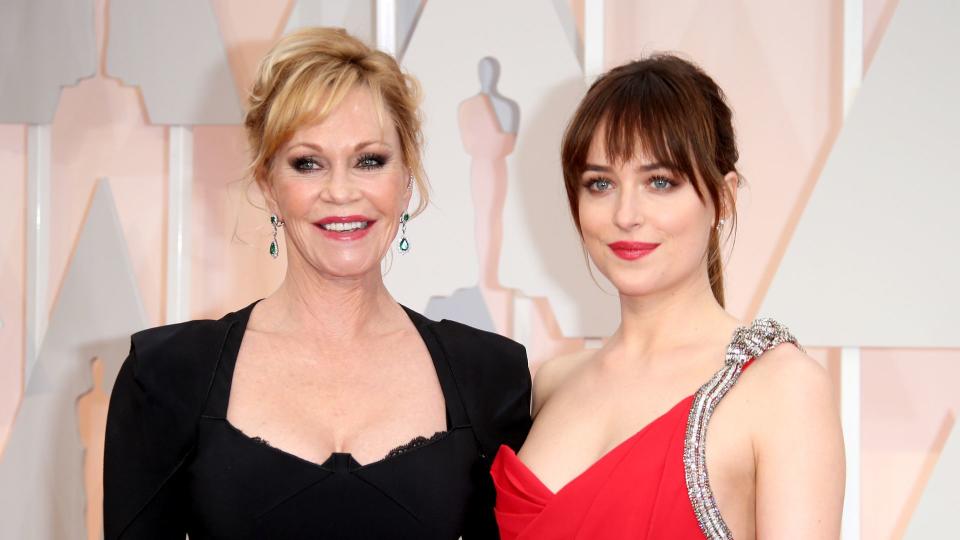 Celebs with famous parents - Dakota johnson and Melanie Griffiths