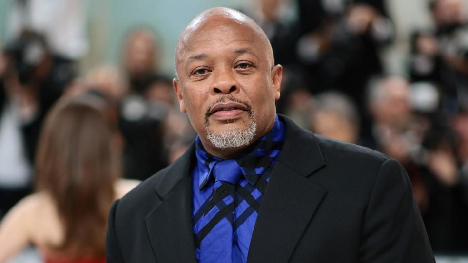 PHOTO: Dr. Dre attends The 2023 Met Gala Celebrating 'Karl Lagerfeld: A Line Of Beauty' at The Metropolitan Museum of Art on May 01, 2023 in New York City.  (Dimitrios Kambouris/Getty Images, FILE)