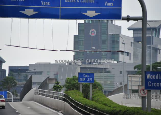 Singapore's Woodlands Checkpoint. (Yahoo file photo)