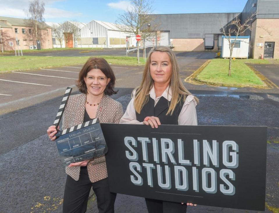 The Herald: Isabel Davis, Executive Director of Screen Scotland, and Carol Beattie 