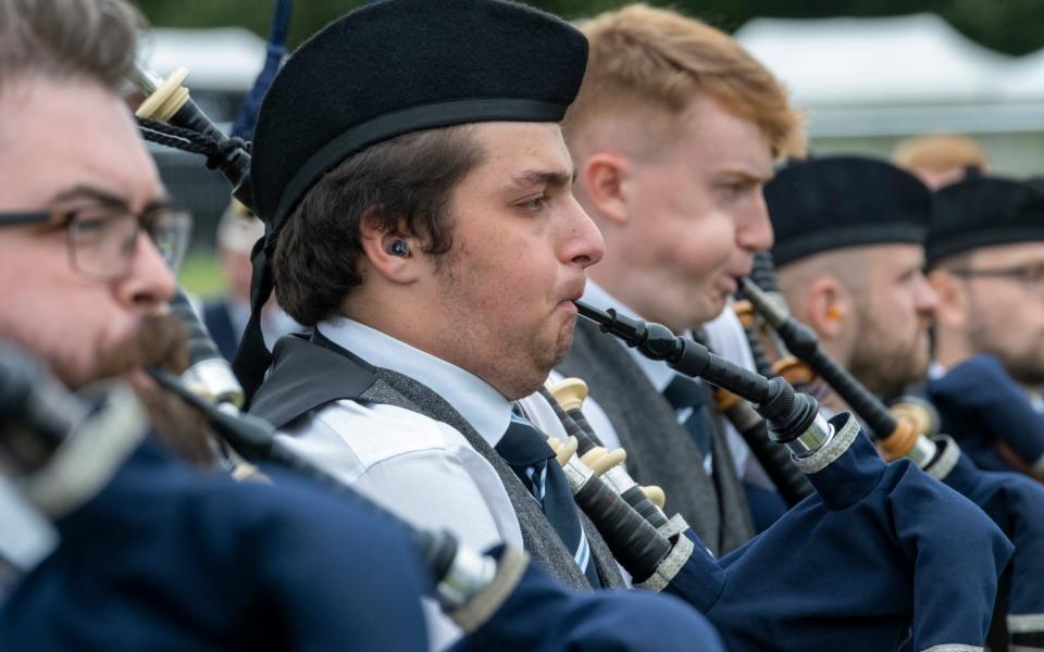 'The Queen didn't want to see piping disappear. I think with Charles it will be the same': Piping has long been popular with the Royals