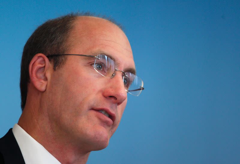 President and CEO of AT&T Operations Stankey responds to a question during a Reuters Global Technology Summit in New York