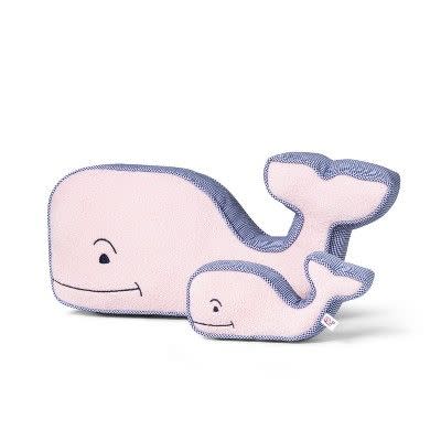 Baby Plush Whale Stuffed Animal & Whale Rattle Set