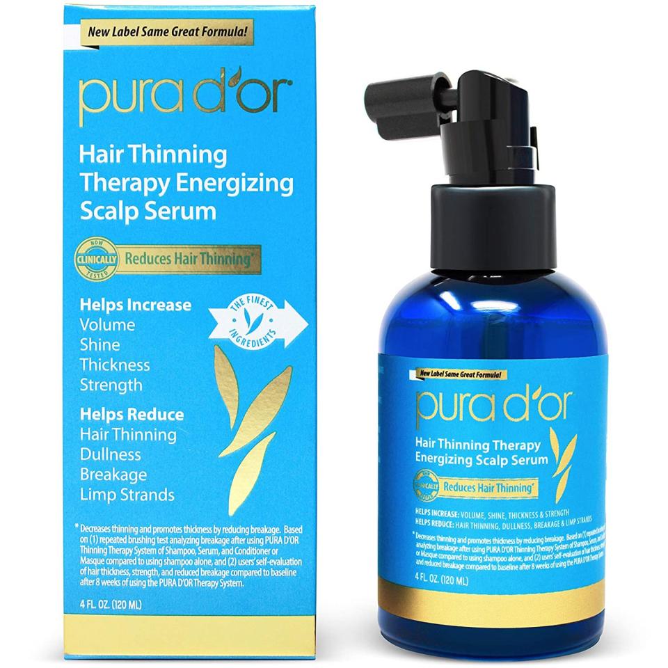 PURA D'OR Hair Thinning Therapy Energizing Scalp Serum Revitalizer