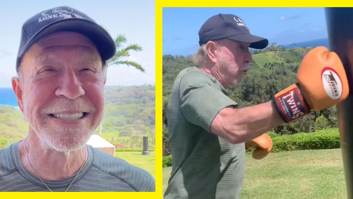 Chuck Norris ‘Feels 48’ in New Boxing Video Shared on 84th Birthday