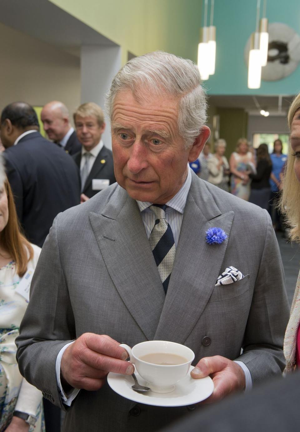 Prince Charles likes his tea prepared a certain way.