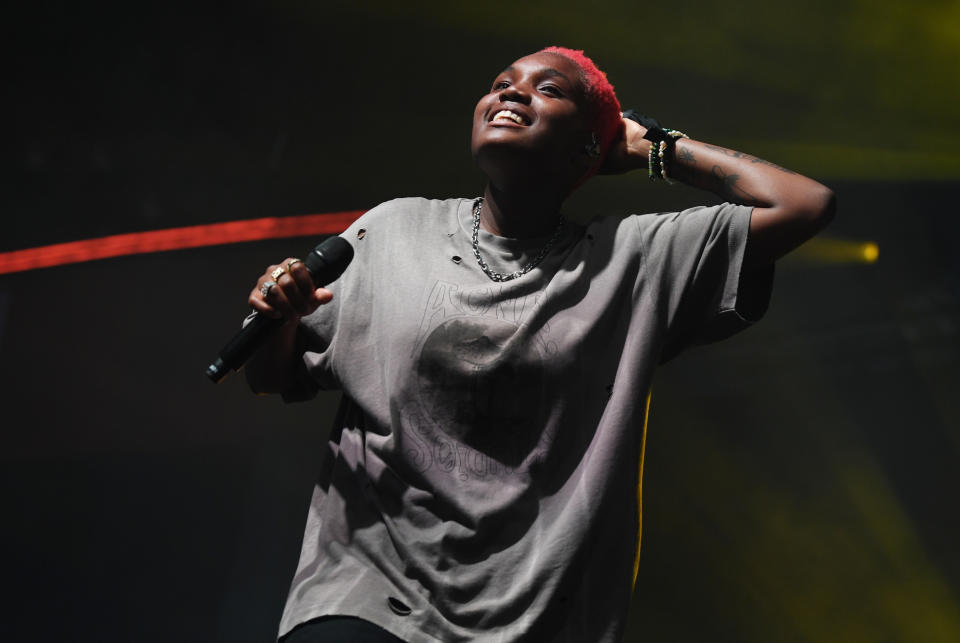 Arlo Parks performs at the 50th Roskilde Festival on July 1, 2022 in Roskilde, Denmark. (Photo by Rune Hellestad- Corbis/ Corbis via Getty Images).