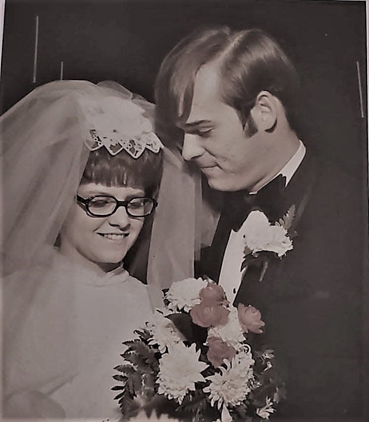 The couple in 1971