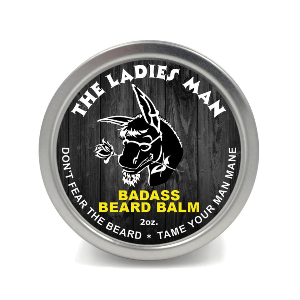 Badass Beard Care Beard Balm The Ladies Man Scent; beard balm vs oil