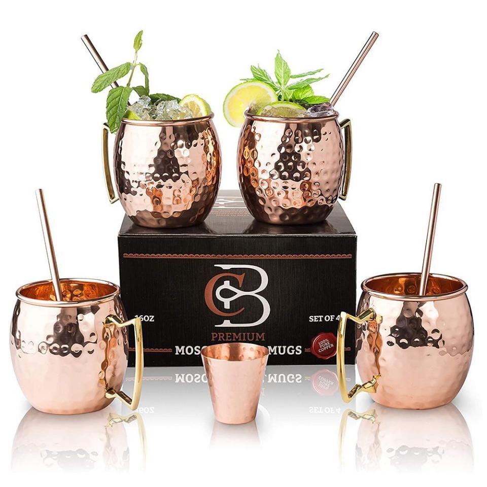 30) Moscow Mule Copper Mugs - Set of 4