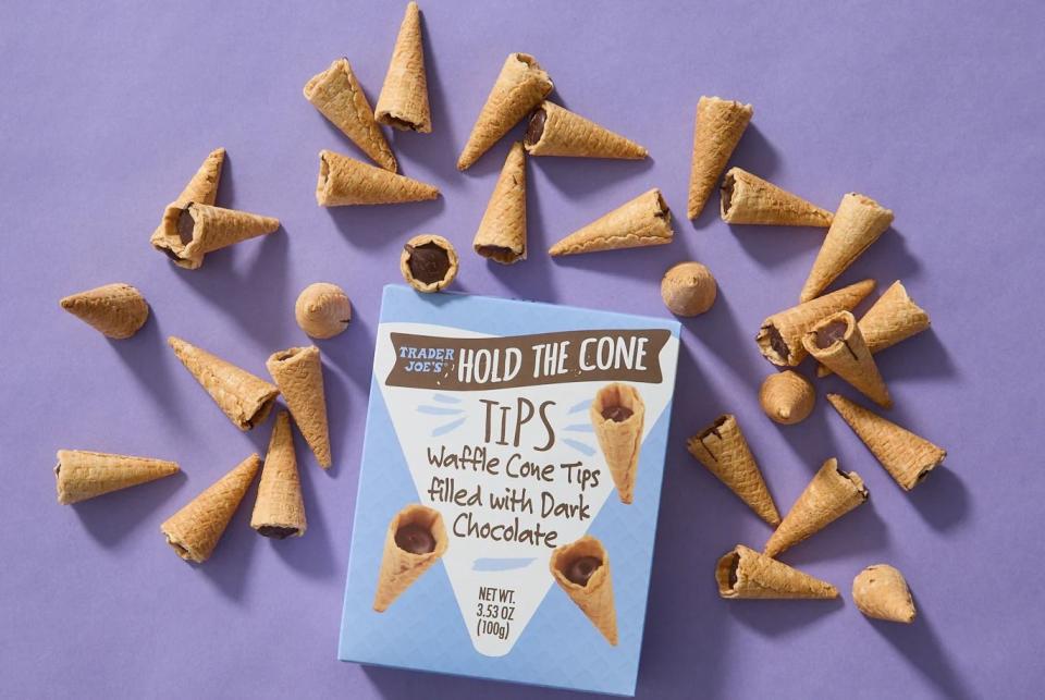 hold the cone tips