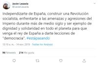 Foto: Twitter/<a href="https://twitter.com/JavierLezaola" rel="nofollow noopener" target="_blank" data-ylk="slk:@JavierLezaola;elm:context_link;itc:0;sec:content-canvas" class="link ">@JavierLezaola</a>