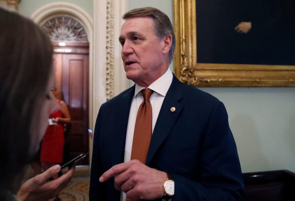 Sen. David Perdue (R-Ga.) says Democrats' obstruction of Trump's nominees is "historic." Apparently, he doesn't remember how his party treated Obama's nominees, including Supreme Court nominee Merrick Garland, who was denied a hearing and a vote. (Photo: ASSOCIATED PRESS)