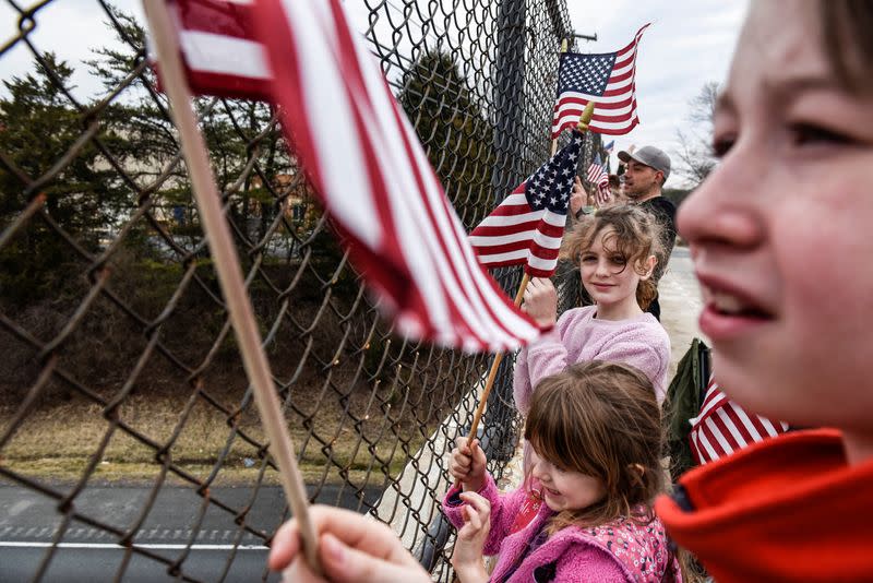 Rally and vehicular convoy against COVID-19 related mandates in Hagerstown