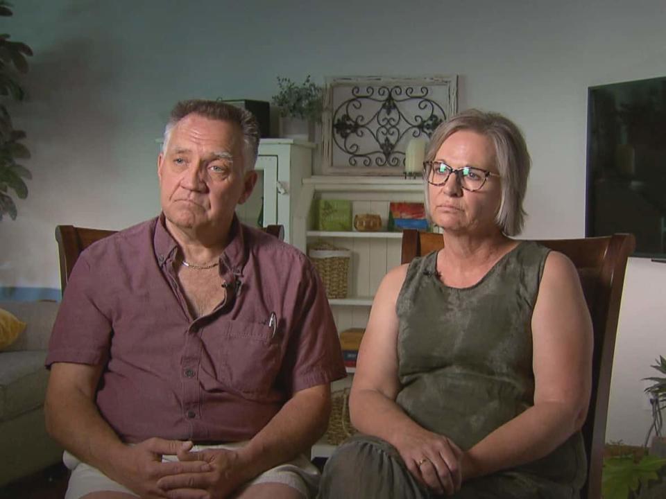 Naomi and Al Hawkins believe their son was a victim of sexual assault.  (Kimberly Ivany/CBC - image credit)