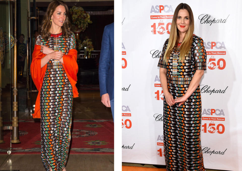 The Duchess of Cambridge or Drew Barrymore? 