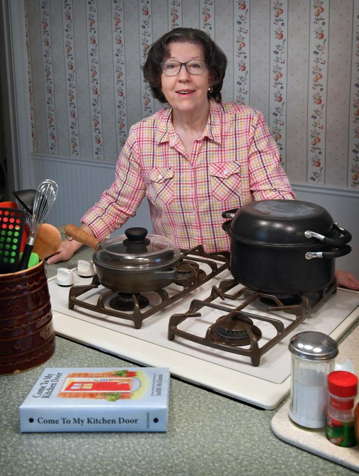 Judith McGinnis will be selling her new cookbook, Come To My Kitchen Door, at the Wichita Falls Farmers Market downtown and at the After Hours Art Walk on the first Thursday of June. McGinnis was the food page editor and a writer for the Times Record News for more than 30 years.