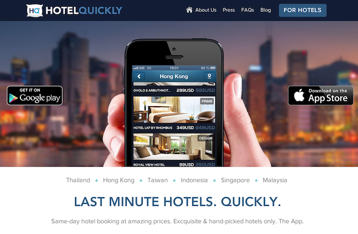 hotel quickly