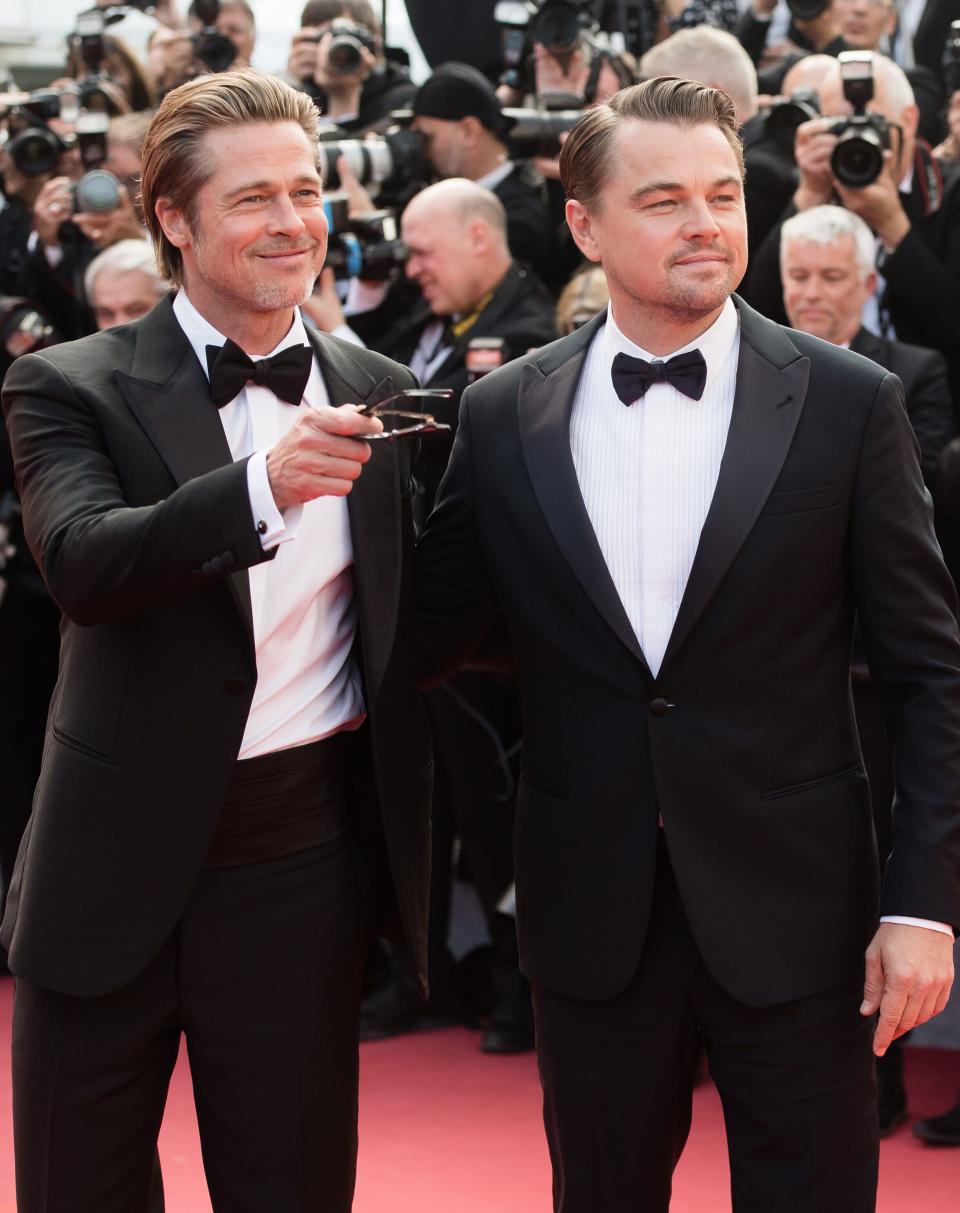 Leonardo DiCaprio plays aging Western TV star Rick Dalton in "Once Upon a Time in Hollywood," while Brad Pitt plays his best friend and stuntman Cliff Booth. (Photo: Samir Hussein via Getty Images)