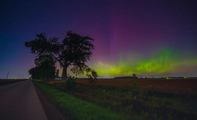 Geomagnetic storm slams into Earth, triggering vivid Northern Lights display