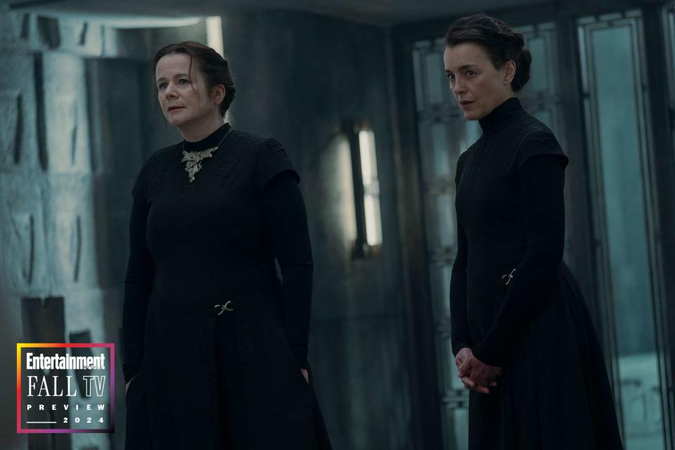 <p>Attila Szvacsek/HBO</p> Emily Watson and Olivia Williams in 