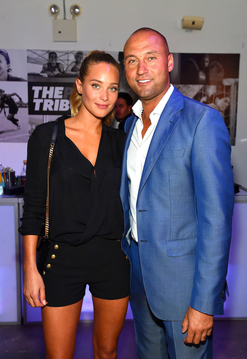 Hannah Davis and Derek Jeter